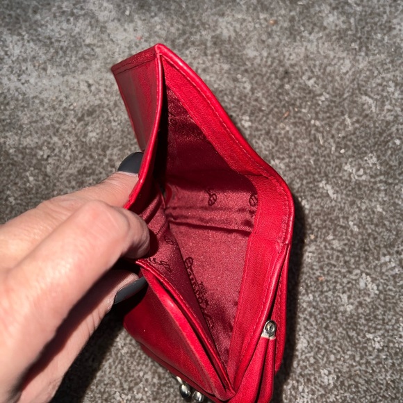 Vintage Fossil Leather Coin Change Purse/ID Holder - Picture 4 of 4